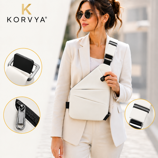 KORVYA ™ Sacoche à bandoulière